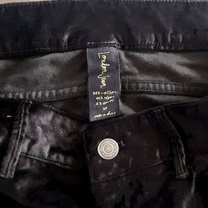 Victoria's Secret black velvet pants